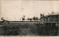 Trap Shooting - Fawcett's Breezt Point Lodge, Big Pelican Lake, Pequot, Minn. Postcard