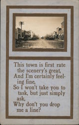 Main St., Maynard, Minn Postcard
