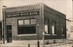 Security State Bank Postcard