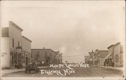 Main Street Looking West Postcard