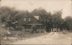 Entrance to Wilcox Summer Resort Postcard