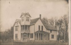 Lake Shore Home of Sam Loomer Postcard