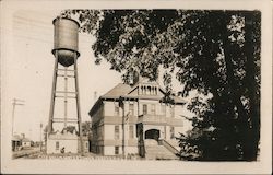 City Hall and Water Tower Postcard