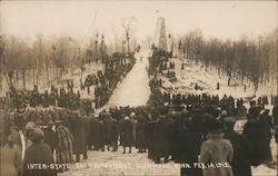 Inter-State Ski Tournament, February 14, 1912 Glenwood, MN Johnson & Olson Postcard Postcard Postcard