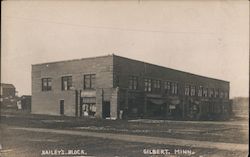 Bailey's Block Gilbert, MN Postcard Postcard Postcard