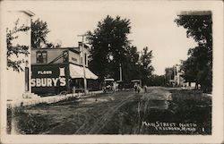 Main Street North Freeborn, MN Postcard Postcard Postcard