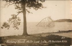 Bathing Beach Mille Lacs Lake Garrison, MN Postcard Postcard Postcard