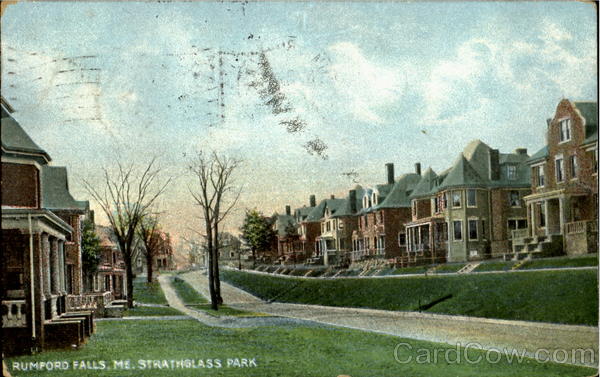 Strainglass Park Rumford Falls Maine