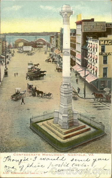 Confederate Monument Norfolk Virginia