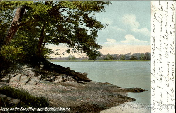 Scene On The Saco River Biddeford Pool Maine