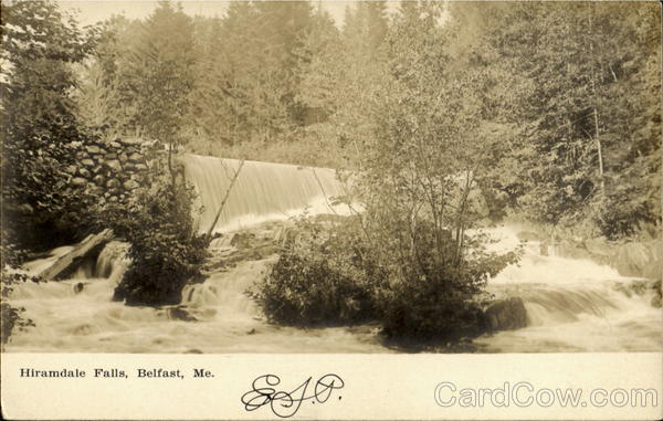 Hiramdale Falls Belfast Maine