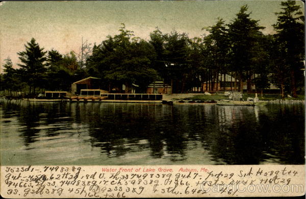 Water Front of Lake Grove Auburn Maine