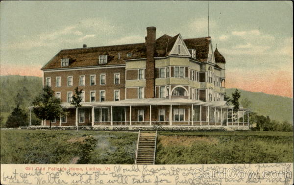 Gill Odd Fellow's Home Ludlow Vermont