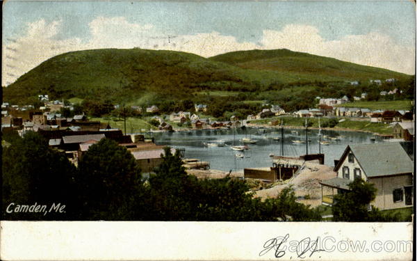 View of Camden Harbor Maine
