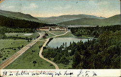 Crawford Notch from Elephant Head Postcard