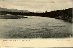 Pemioewasset River at Plymouth Postcard