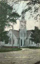 M.E. Church-Main St Postcard