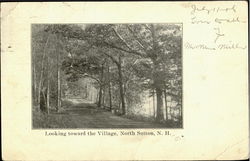 Looking Toward The Village North Sutton, NH Postcard Postcard