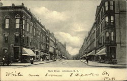 Main Street Johnstown, NY Postcard Postcard