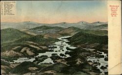 Birds-Eye View Of Squam Lake Region Postcard