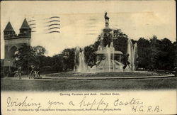 Corning Fountain And Arch Hartford, CT Postcard Postcard