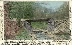 Enterance To Clark'S Glen Postcard