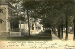 Washington Street Above Freemont Postcard