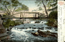 Bridge at Hunts Mills Postcard