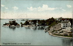 Garnell Yacht Club Thousand Islands, NY Postcard Postcard