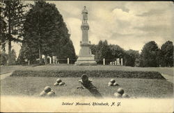 Soldiers' Monument Rhinebeck, NY Postcard Postcard