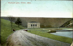 Wachusett Dam Clinton, MA Postcard Postcard