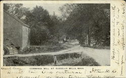 Cummings Mill at Russels Mills Postcard