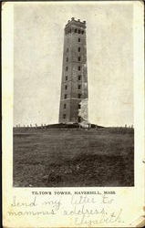 Tilton'S Tower Haverhill, MA Postcard Postcard