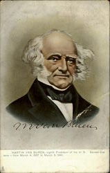 Martin Van Buren, Eighth President Of The U. S. Served One Term - From March 4, 1837 To March 3, 1841 Postcard