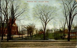 Chapin Park or Davenport Park - St. Mary's Catholic Church  Postcard