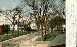 View Of Street From Hotel Ellsworth, ME Postcard Postcard