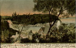 Sunset, Christmas Cove Maine Postcard Postcard
