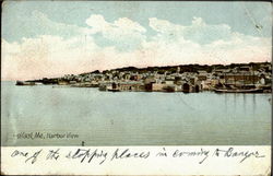 Harbor View Belfast, ME Postcard Postcard