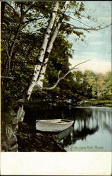 On The Saco River Postcard