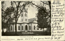 Union Church Newport, ME Postcard Postcard