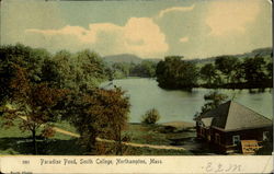 Paradise Pond, Smith College Postcard