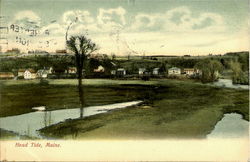 Head Tide, Maine Postcard