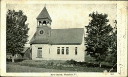 New Church Westfield, VT Postcard Postcard