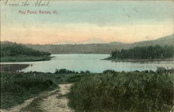 May Pond Barton, VT Postcard Postcard