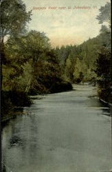 Sleepers River near St. Johnsbury Vermont Postcard Postcard