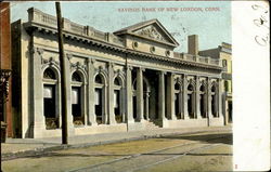 Savings Bank Of New London Postcard