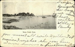 The Harbor At Thible Island Stony Creek, CT Postcard Postcard