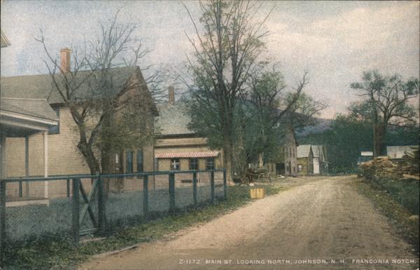 Main Street looking North, Johnson Franconia Notch New Hampshire