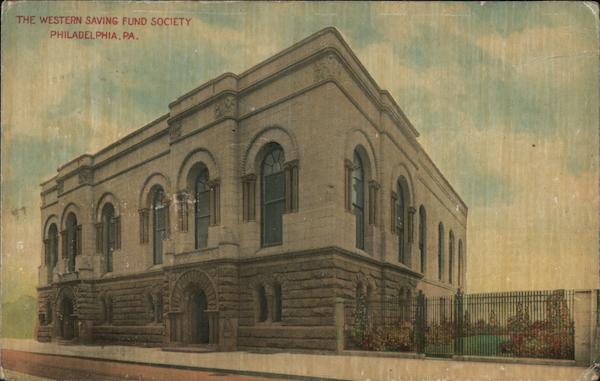 The Western Saving Fund Society Philadelphia Pennsylvania