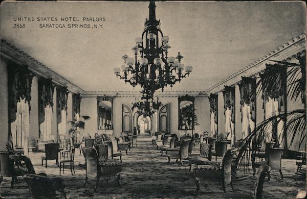 United States Hotel Parlors Saratoga Springs New York